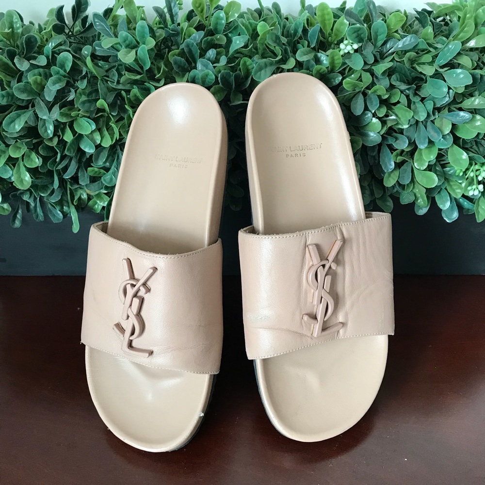 YSL Joan slider sandals 💕 - Picture 2 of 7